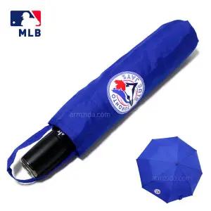 이지하우스 MLB 55엠블럼 토론토블루 3단자동우산 650526