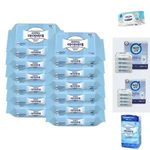 (46매x12팩) 크리넥스 마이비데 물티슈 리필/휴대용/비데/티슈/휴지/비대/물티수/뽑아쓰는/대용량/화장실