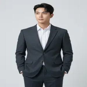 [BY파크랜드][오스틴리드]그린 모혼방 스트레치 수트 셋업-A5DB2210860B_A5XI221083