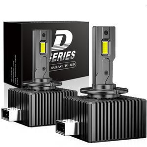2PCS 30000LM D1S 헤드 라이트 35W LED Canbus 램프 자동 조명 전구 플러그 앤 플레이