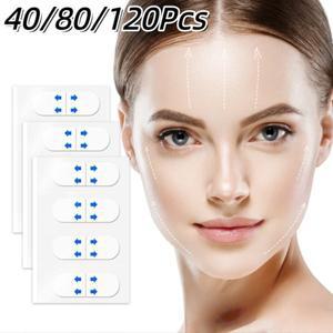 V자형 얼굴 주름 처진 피부 접착 테이프 투명 얇은 패치 리프팅 페이셜 스티커 관리 도구