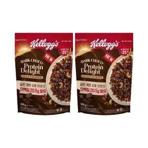 켈로그 다크 초코 프로틴 딜라이트 그래놀라 350g, 2개