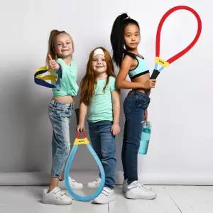 어린이용 배드민턴 공놀이 자이언트 라켓 세트 체력 근력운동 입문용 초보용 생활체육