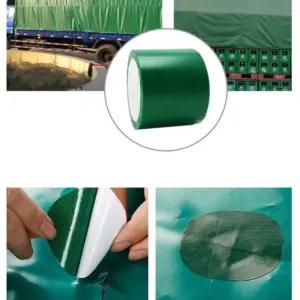 천막 타포린 보수 테이프 텐트 갑바 방수 찢김 누수 야외 수선 방지 8cmx5m