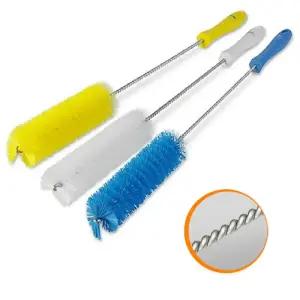 좁은배관 병 텀블러 틈새 위생세척 관청소솔 위생관리 육가공공장 커피머신청소 좁은관 배수구