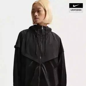 나이키 NSW 여성 오버사이즈 윈드러너 재킷 IF0271-010 IF0271-010BON