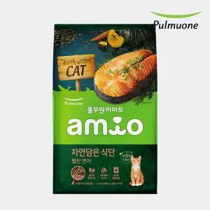 [풀무원]아미오 캣 자연담은 식단 고양이 사료 힘찬연어 6.4kg