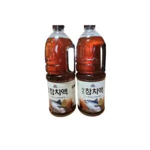 사조 참치액 2.1kg x 2개 조미료 액젓 양념