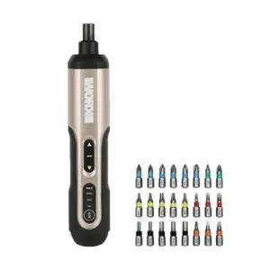 웍스 WX240 충전 스크류 드라이버 4V 비트포함/전동/분해/전자기기/사무실/가벼운/휴대용/도라이버/일자형