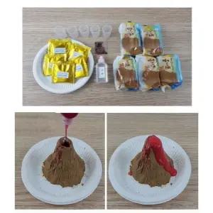 화산폭발 마그마 분화구 용암분출 관찰 실험키트 5인 원리이해 교구