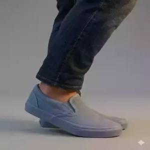 반스 vans 클래식 슬립온 - (파스텔 모노) 더스티 블루 VN000CT5DSB1