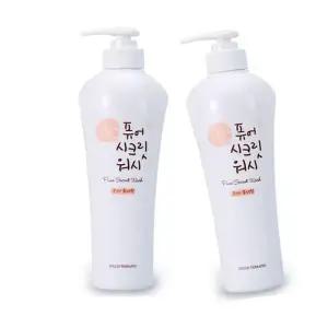 과일나라 퓨어 시크릿워시 여성청결제 은은한 플로럴향 500ml X2개