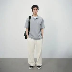 [캉골]에센셜 피케 셔츠 1727 멜란지그레이