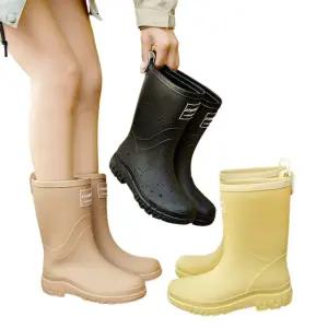 미들 패션 장화 여름 성인 발편한 레인 부츠/급식실/학교/공장/작업용/방수/낚시/갯벌/세차/시장/식당/청소
