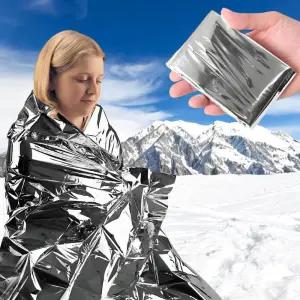 비상 은박 보온 담요 재난 등산 캠핑 응급 구조용 체온유지 방풍 방수 생존용 휴대