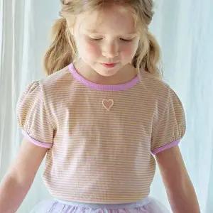 [키앙] 캔디 스트라이프 티셔츠(yellow)