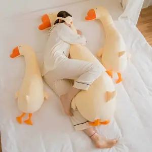 거위 바디필로우 인형 대형 모찌 쿠션 안고자는 긴베개