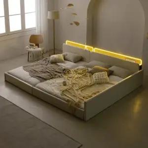 국내제작 인홈 피앙세 LED 저상형 패밀리 침대 매트제외 Q+Q