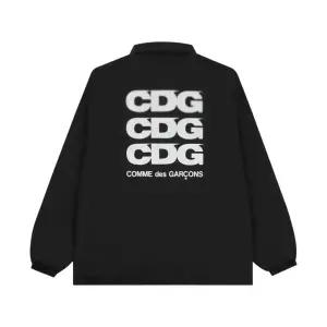 CDG 로고 코치 자켓 블랙 SZ-J004-051-1