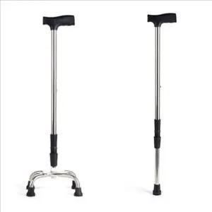 안전 노인용 지팡이 삼발이 보행 보조 지팡이 어르신 스틱 길이 안전