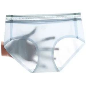 여성 드로즈 시원한 메쉬 노라인 여성 팬티 여름 속건성 통기성 쿨링 냉감 속옷