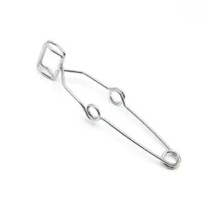 15cm 가열 열전달 실험용 철제 시험관 유리관 집게