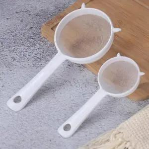 주방용 휴대용 플라스틱 체/티 스트레이너/밀가루 체/필터/재사용 가능한 필터/주방용품