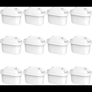 6/12개 물 필터 카트리지 브리타 교체용  맥스트라 프로  올인원 맥스트라 브리타와 호환 가능 마렐라 주전