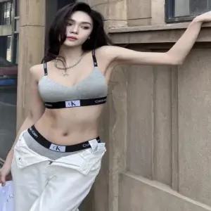 캘빈클라인 언더웨어CK 여성 브라렛+팬티 세트 QF7218+QF7222