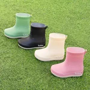 J2K 레인부츠 PVC소재 완벽방수 장마대비 여름 장화 미끄럼방지 여성용