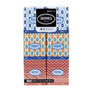 곽티슈 곽휴지 미니미용티슈 250매 6각