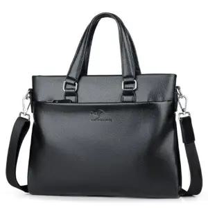 남자 직장인 가죽 토트백 비즈니스 서류 가방