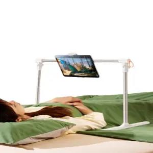 침대 핸드폰 거치대 바닥 태블릿 스탠드 자바라