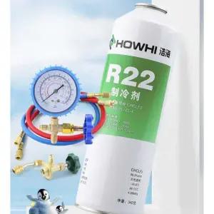 R22 냉매 가정용 에어컨 충전 프레온 가스 보충 주입