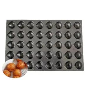 대형 밤 마들렌 밤모양 40구 틀 팬 업소용 코팅팬 버터떡틀 베이킹틀 상하이 버터 밤빵