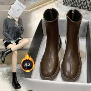 [라일리의류] Rly 부티 발목부츠 여성구두 부츠 로우힐 봄 워커 봄구두