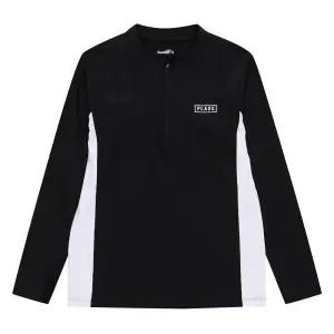 [소이]23M0414-38 남아용 블랙 반집업 래쉬가드티_SH
