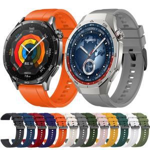 화웨이호환 GT6/GT5/GT4 46mm용 공식 실리콘 스트랩 클래식하고 리시한 22mm 시계 GT5pro 호환