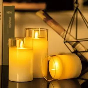 흔들리는 불꽃이 리얼 3종세트 LED양초 전자초 티라이트 촛불 LED 캔들 양초 전자 리얼