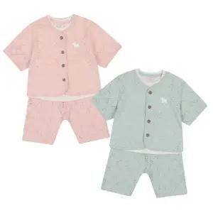[롯데백화점]에뜨와 리온3PCS(PINK,GREEN) 07S352201/백일,돌,선물,외출복,상하복
