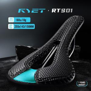 2026 RYET 3D 프린팅 카본 자전거 안장 168g 255143MM 레일 7x9mm MTB 그래블 로드 바이크 시트 사이클링