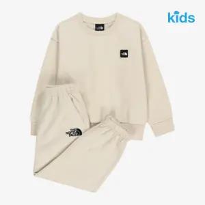 [노스페이스키즈]노스페이스 키즈 키즈 고 투 세트 CREAM_BEIGE NM5MS01U