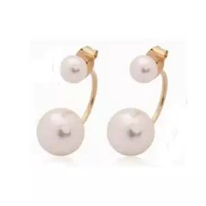 진주 클러치 여성 왕진주 귀걸이