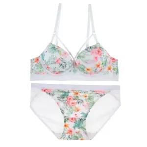 [롯데백화점]예스 (A-D컵)트러피컬 에어로쿨 메쉬 X스프링 브라 비키니팬티 세트YSWBX601YSWPX603