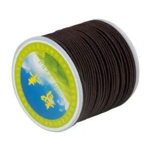 고품격 목주 탄성 합장주 팔찌 구슬 로프 끈 염주줄 브라운 0.8mm 약 50m