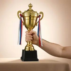 고급 골드 트로피 각종 상패 대회 골드트로피 우승 품 시상식 미니트로피