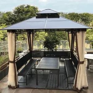 야외 천막 캐노피 바베큐장 팔각정 조립식 원두막 파고라 파라고110501