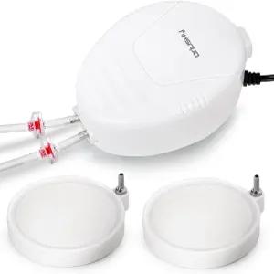 올루시 사일런트 수족관 에어 펌프 최대 600갤런 어항 수경 버킷 시스템 침실 버블 월을 위한 스톤 항공사