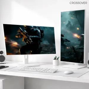 크로스오버 27LGQ175CM 4면제로베젤 USB-C QHD LG IPS 68cm 피벗 모니터 무결점