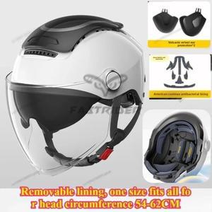 두마리의  벌 전기 바이크 오토바이 헬멧 남녀 여름용 자외선 차단 사계절 TK47